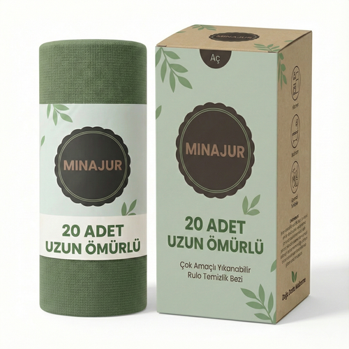 Minajur CleanX™ Mikrofiber Rulo Havlu