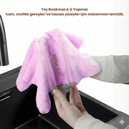 Minajur CleanX™ Mikrofiber Rulo Havlu